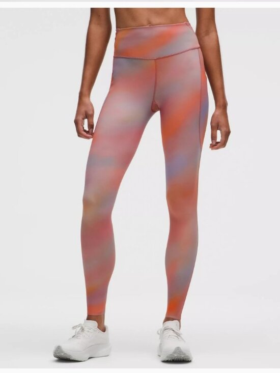 lululemon athletica Pants - Lululemon Fast and Free High-Rise Tight 28" 5 Pocket Chroma Drift Multi 10